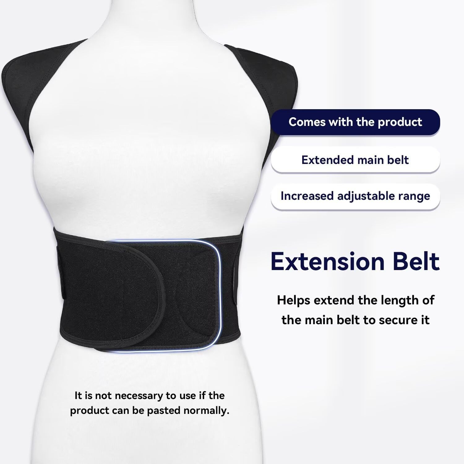 VOKOKOYA Posture Corrector for Men & Women Back Shoulder Support Brace Medium