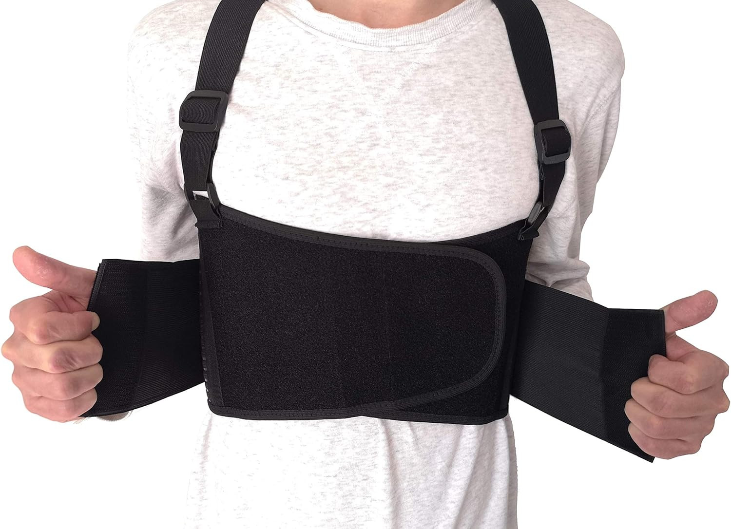 Rib and Chest Support Brace, Broken Rib Brace, Breathable Rib Belt for Sore or B