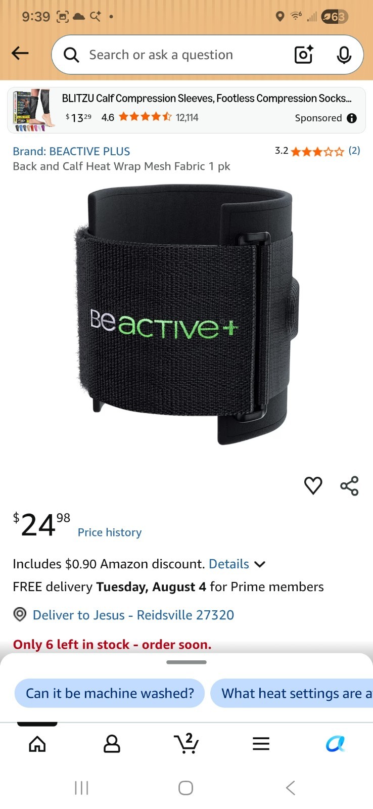 Sciatica Pain Relief Brace For Sciatic Nerve Pain Lower Back, & Hip- Knee Brace