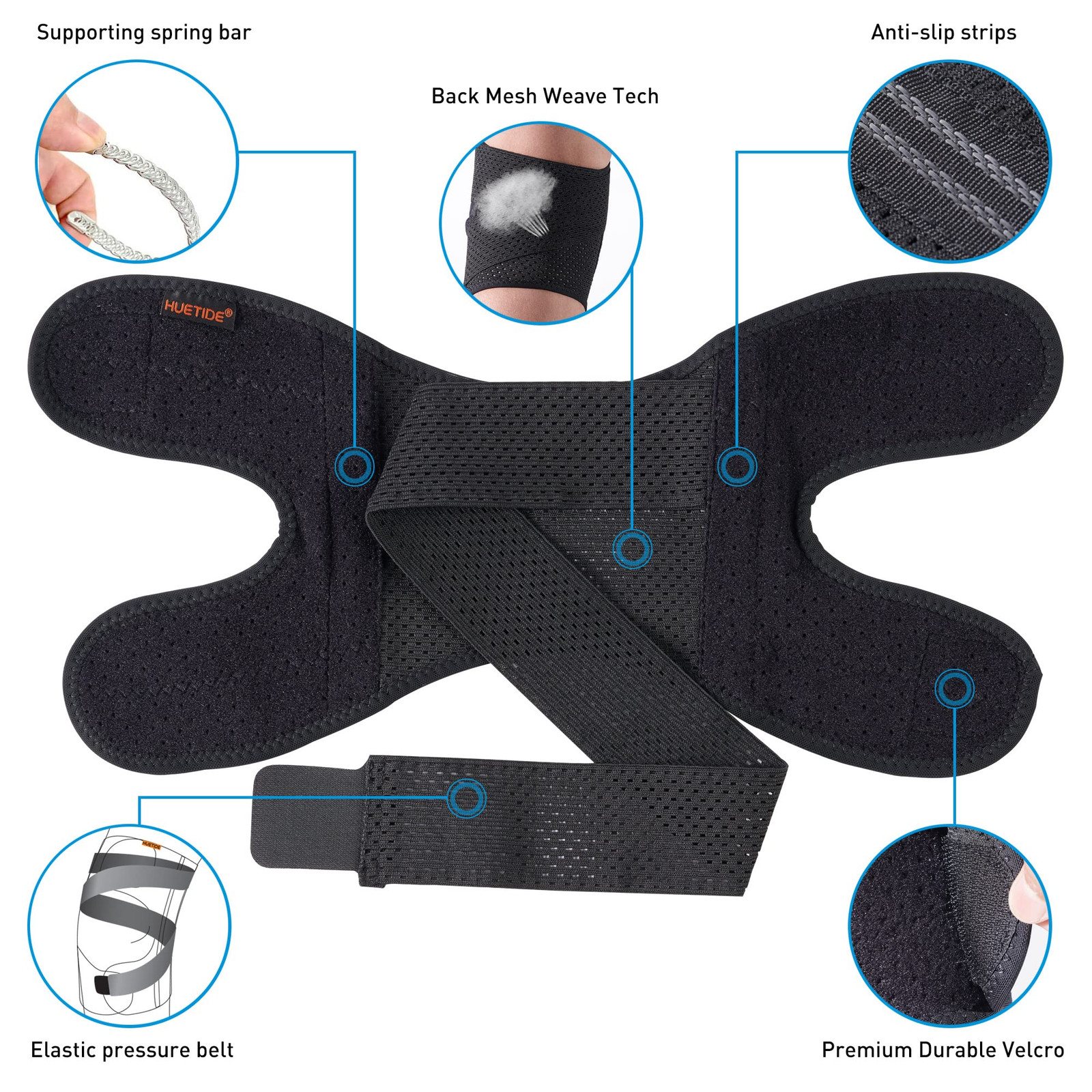 Plus Size Knee Brace for Knee Pain Women and Men Patellar Tendon Support Stra…