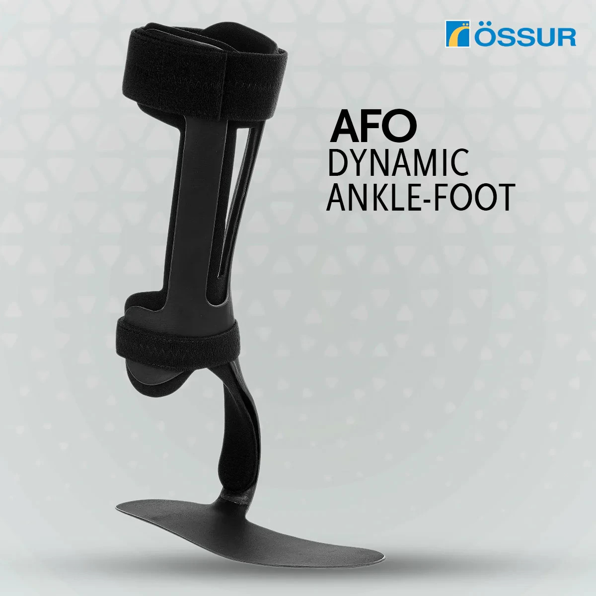 Ossur AFO Dynamic Lightweight Anatomical Shape for Optimal Comfort & Support
