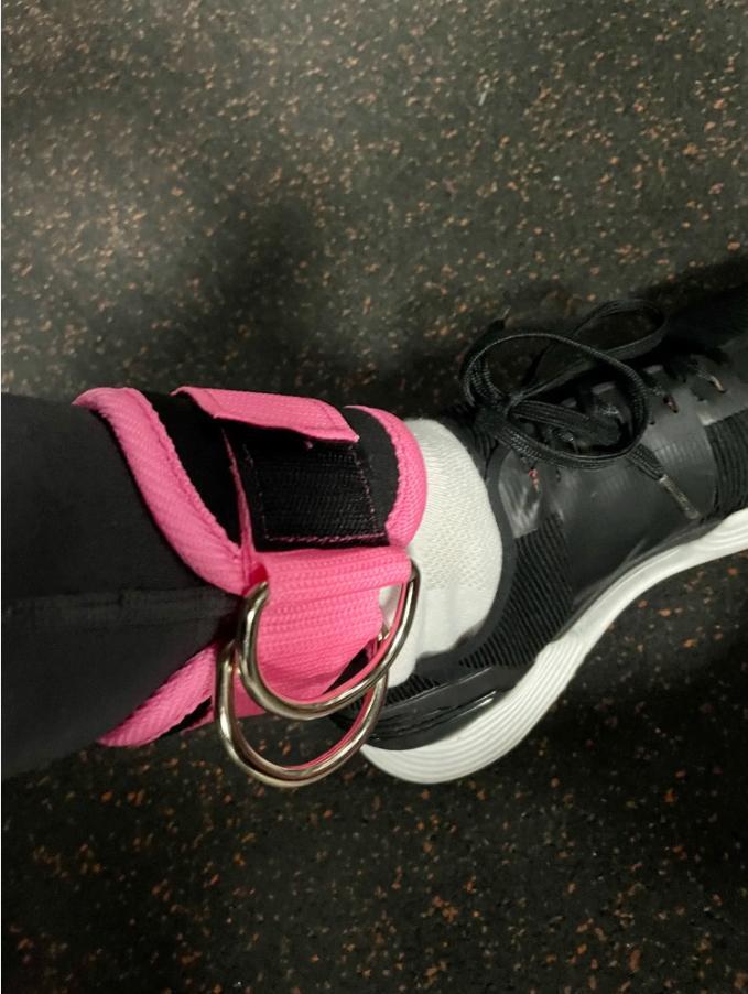Double D-ring Ankle Straps – Gym Support for Glutes, Legs & Strength Training