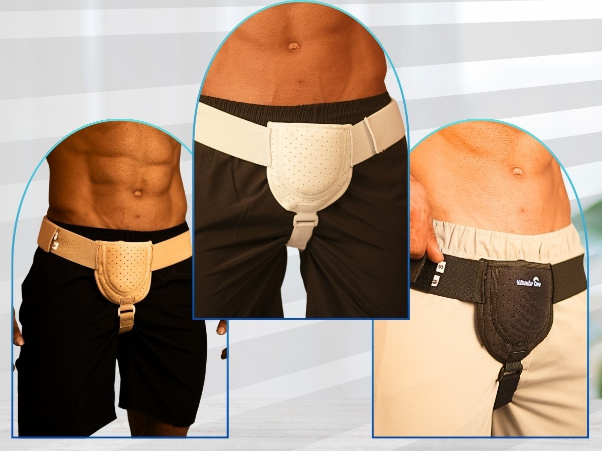 Inguinal Hernia Belt for Men & Women with Removable Compression INDIAN SELLER
