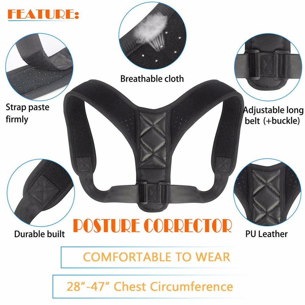 Posture Corrective Back Brace Support for Slouching Shoulderback Corrector