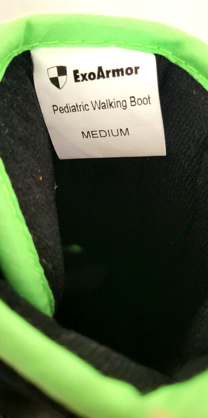Pediatric Walker Fracture Boot ExoArmor Kids Medium shoe size 8-11 Left/Right