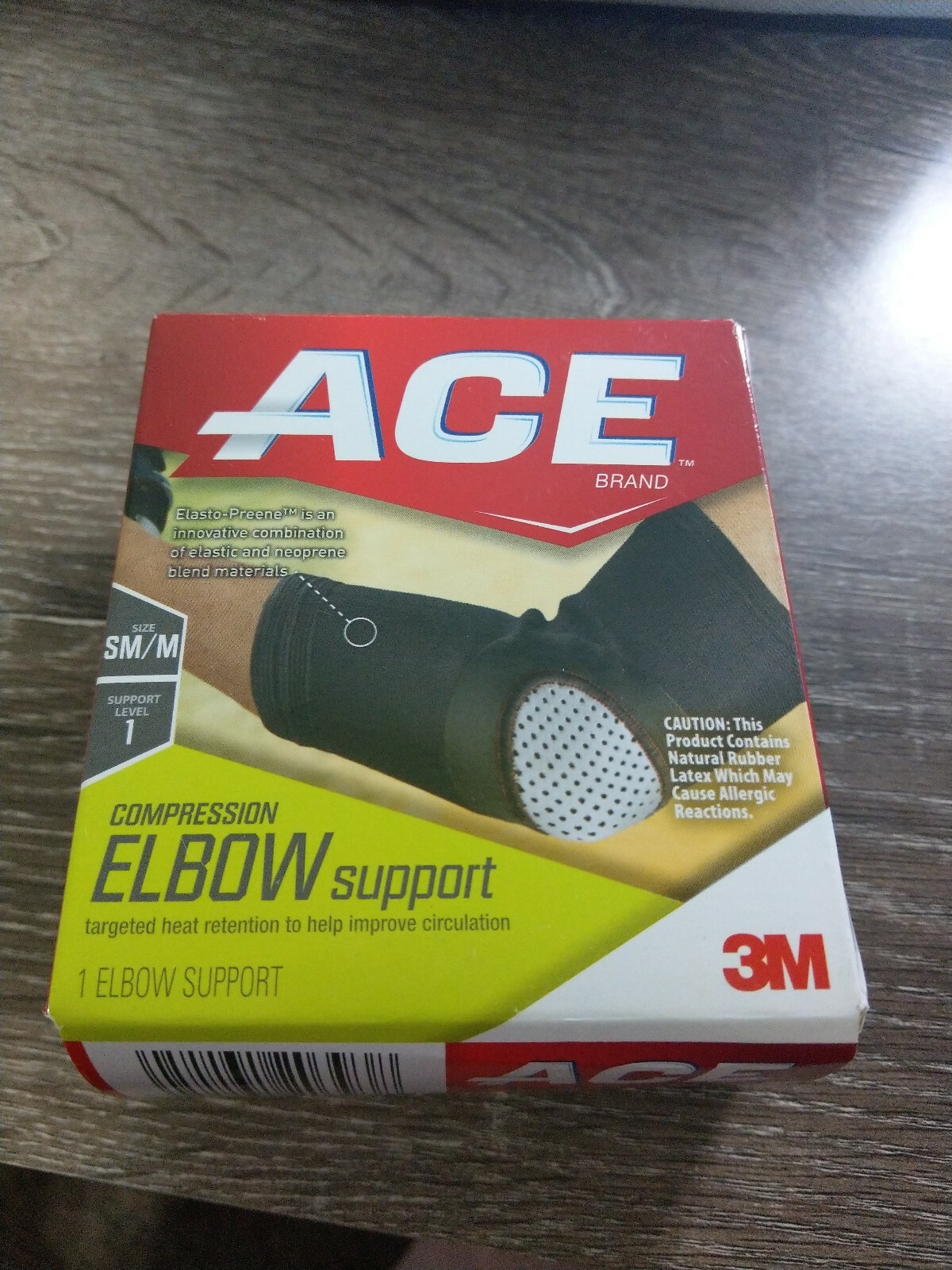 Ace Elasto-Preene Compression Elbow Support, Small/medium. New