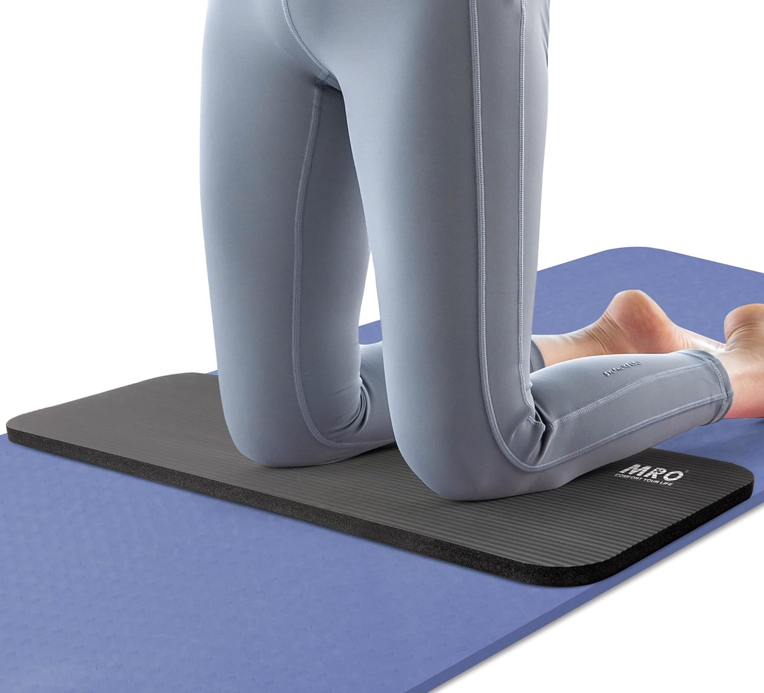 Yoga Knee Pad Cushion –Premium Exercise Knee Pad – Eliminate Pain during Home Wo