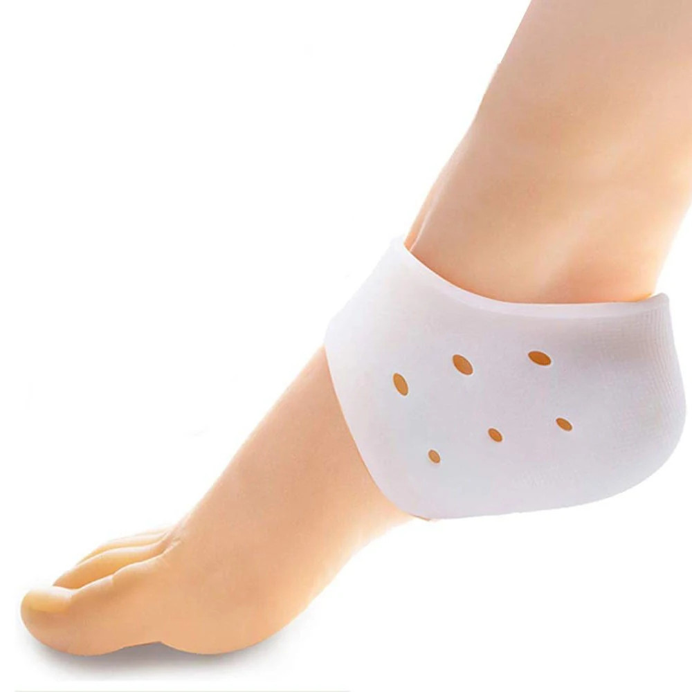 Gel Heel Protector for Heel Pain Relief Plantar Fasciitis Dry Cracked Bone Spur