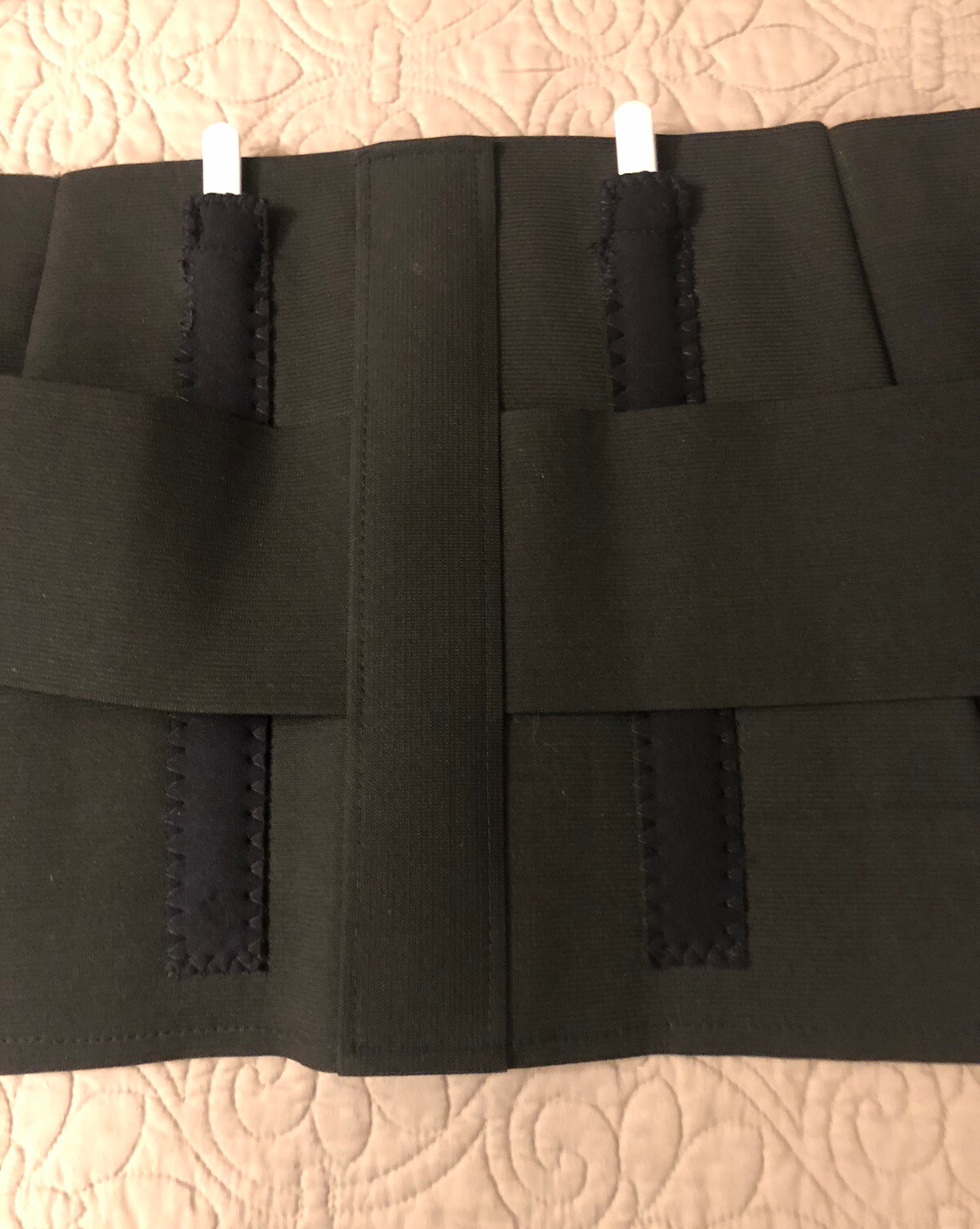 New Options Sports 2XL 12” X 40inch Back Brace Black Side Support Ribs $59