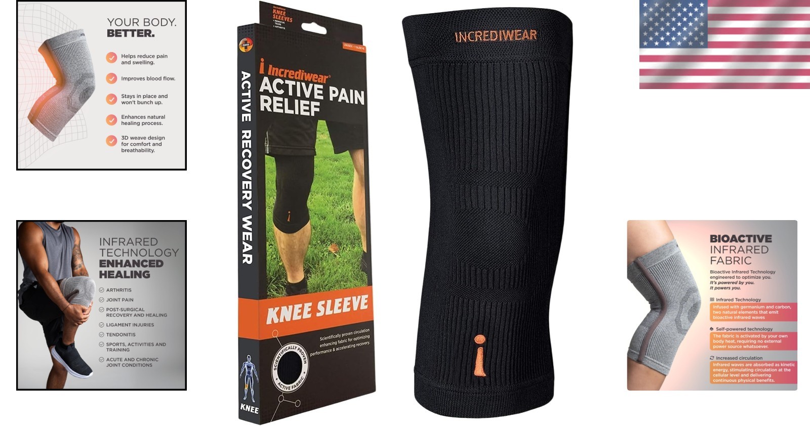 Therapeutic Knee Support Sleeve for Fast Recovery and Pain Relief – For All Legs