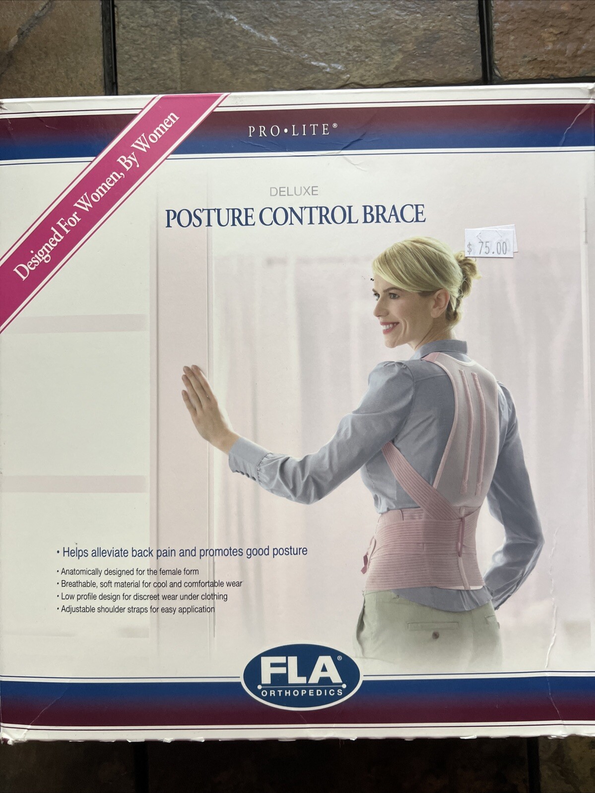 Posture Control Brace FLA Orthopedics Women’s Rose XXL