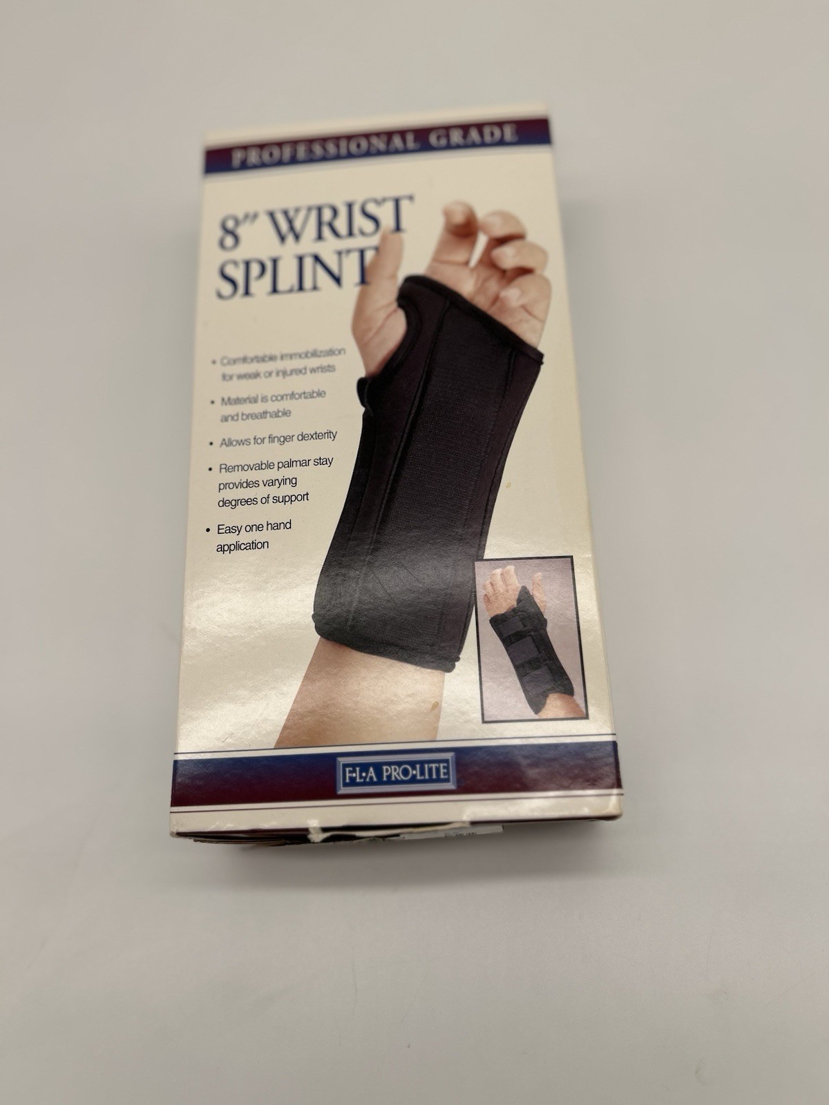 FLA Prolite Black 8” Wrist Sprint Large Left Hand