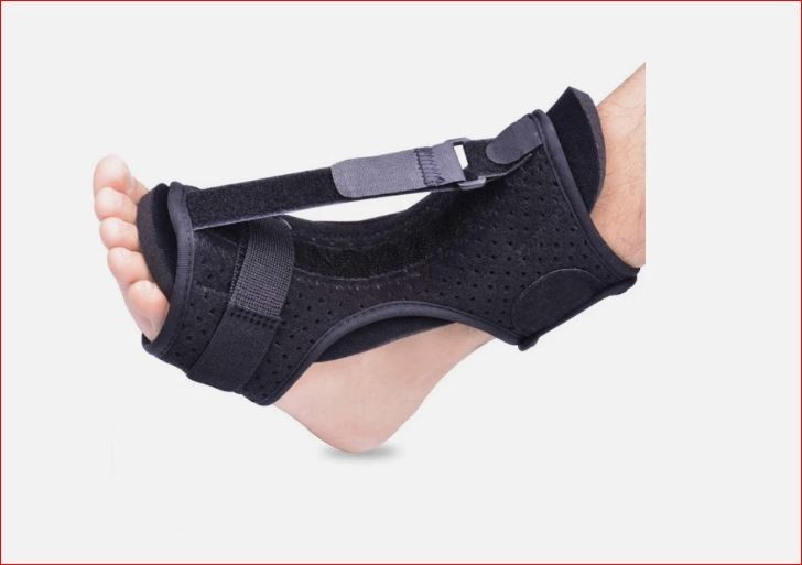 Plantar Fasciitis Night Splint Adjustable Foot Drop Ankle Brace Support Toe Pain
