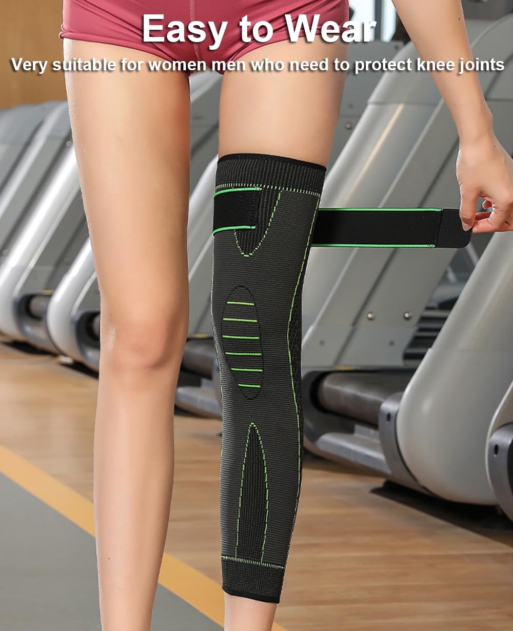 2 Pack Knee Wraps for Pain Relief Women Men, Knee Compression Sleeve for Men …