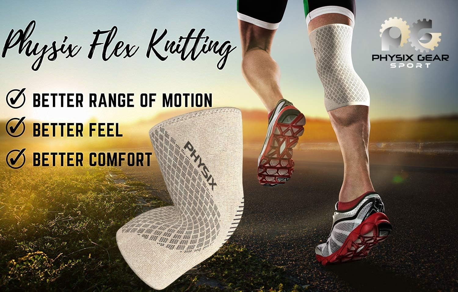 Flexible Knee Support Sleeve for Active Lifestyle – Moisture-Wicking Fabric
