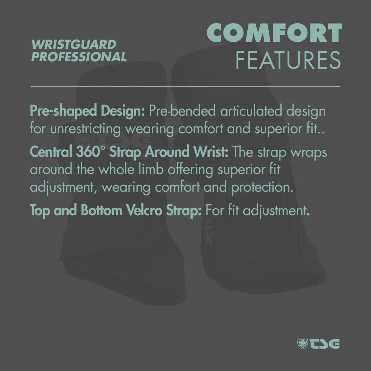 Professional Wristguard, Ergonomic Splint, Palm, Wrist Support, Hardshell, Snowb