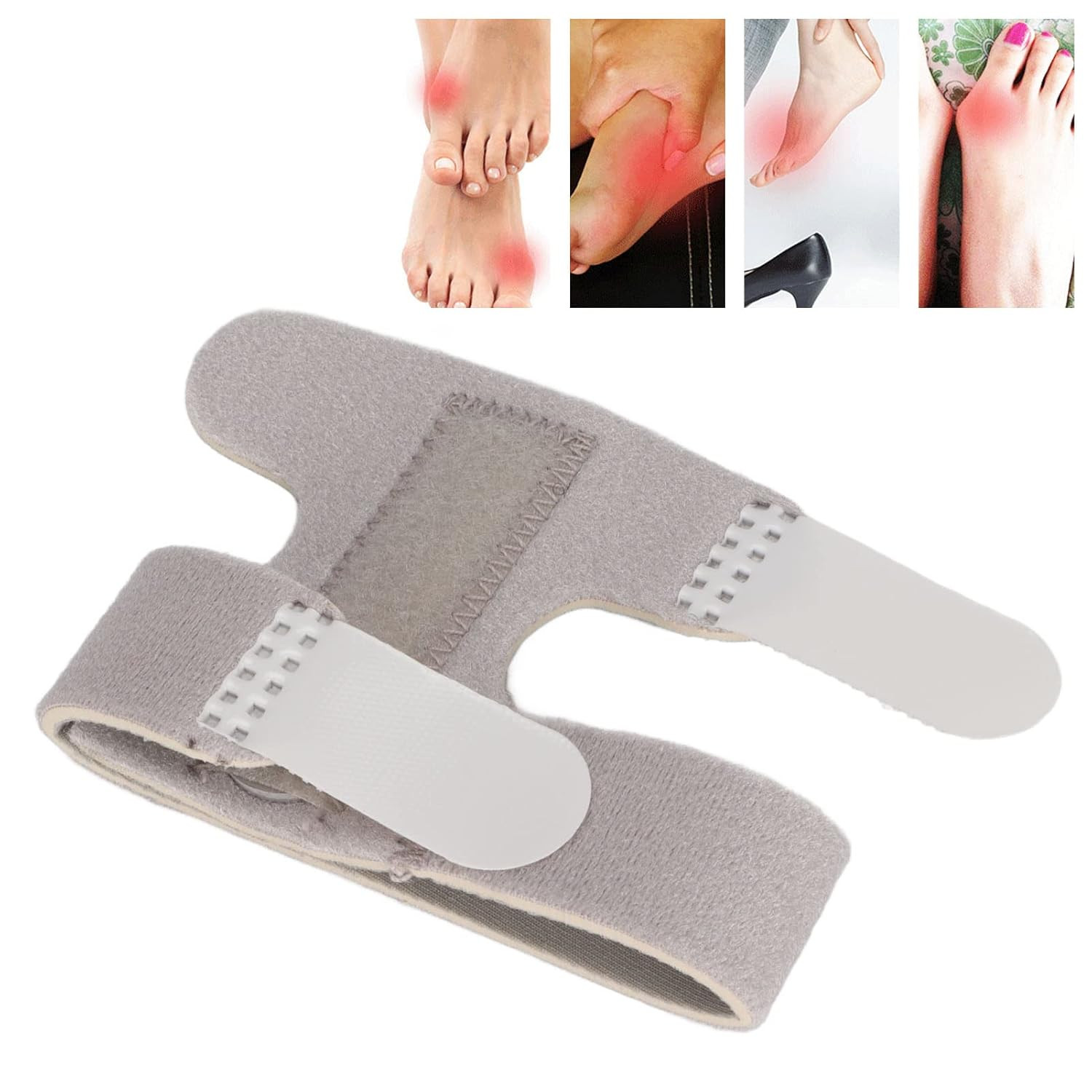 Toe Brace Splint, Adjustable Orthopedic Corrector Big Toe Fracture Fixator Strai
