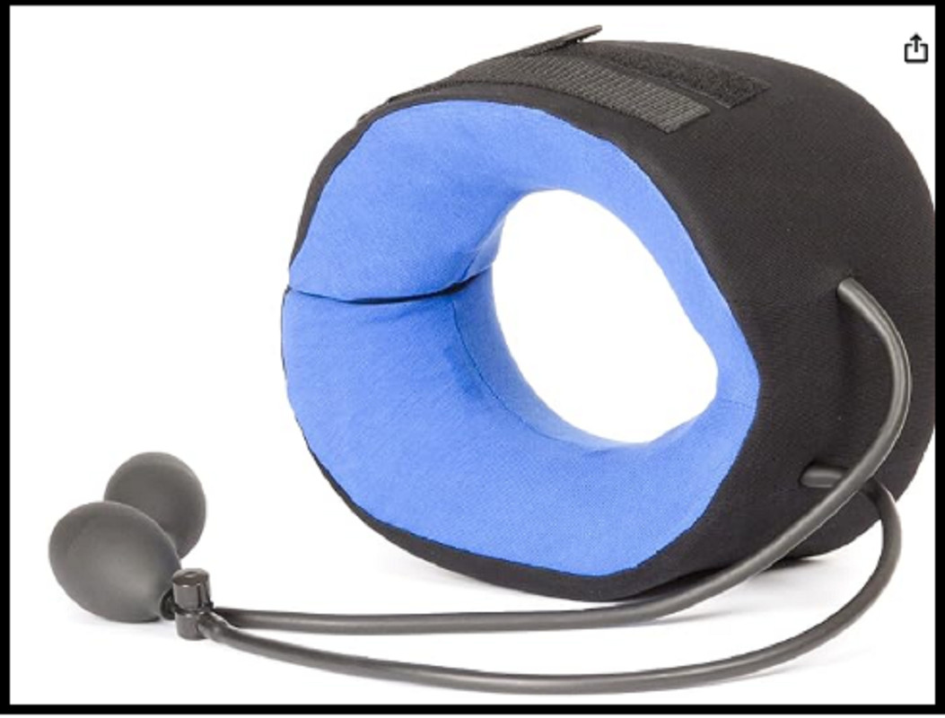 TracCollar – by Body Sport – Inflatable Neck Traction Device – Cervical Collar