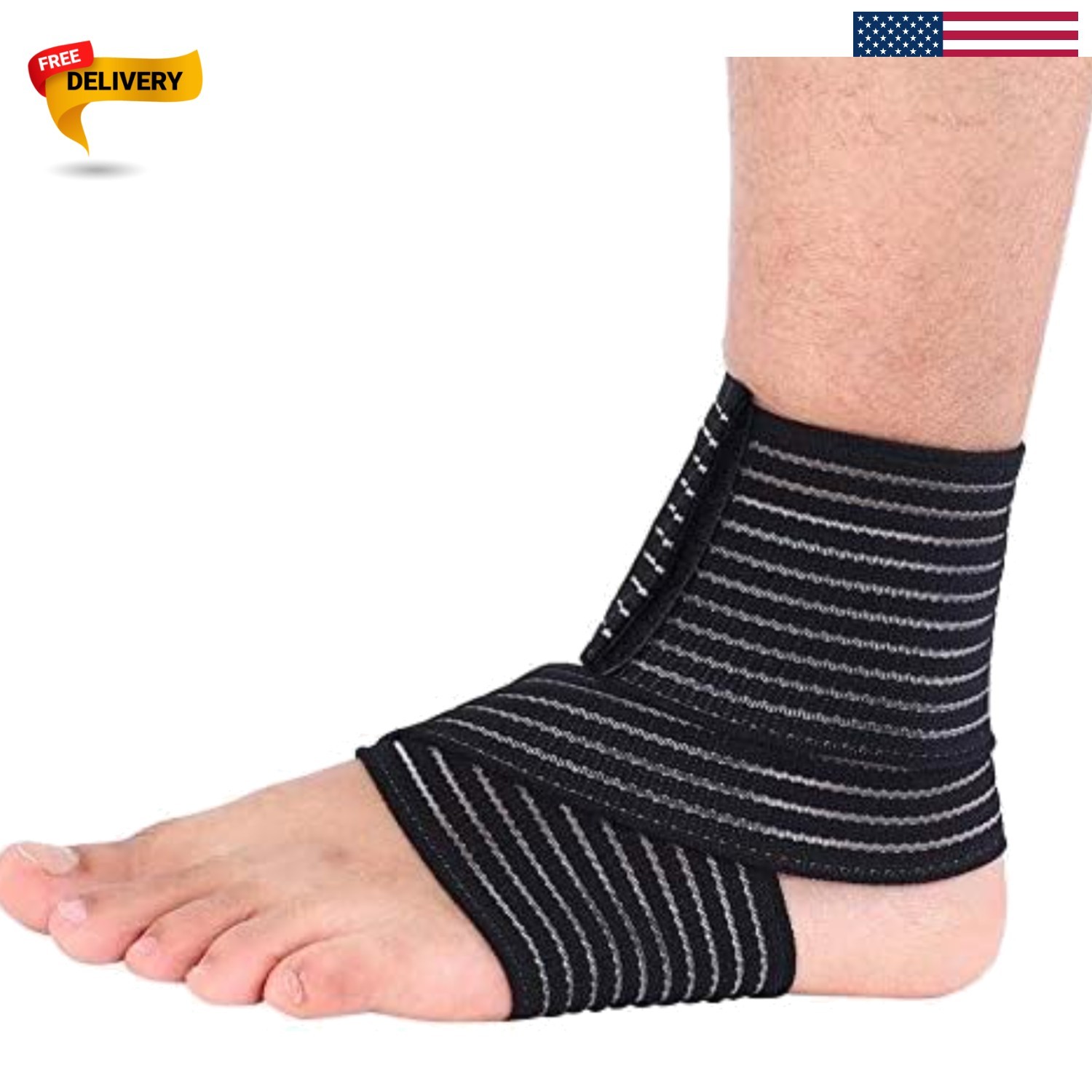 Multi-Hole Lining Ankle Support Brace – Effective Relief for Swelling & Injuries