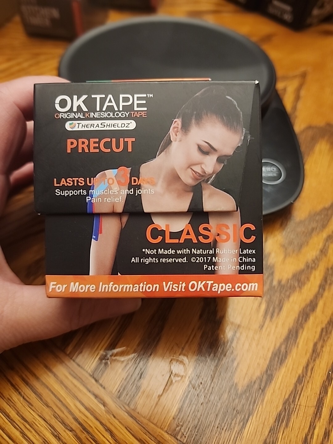 Ok Tape Roll Cotton Kinesiology Therapeutic Elastic Sport Precut 20 Strips 16 ft