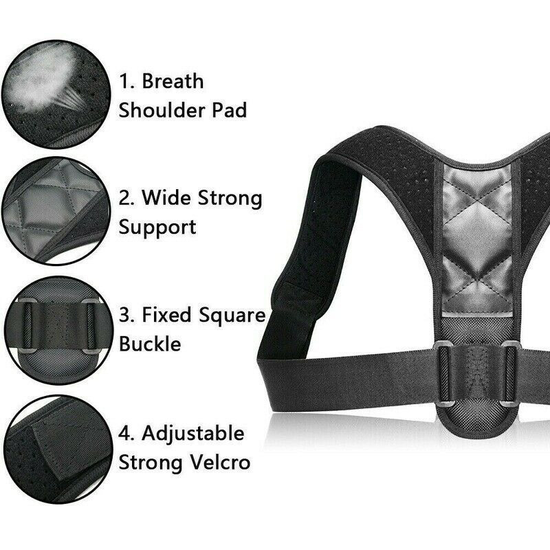 Posture Corrector Invisible Orthotic Back Shoulder Corset Spine Support From USA