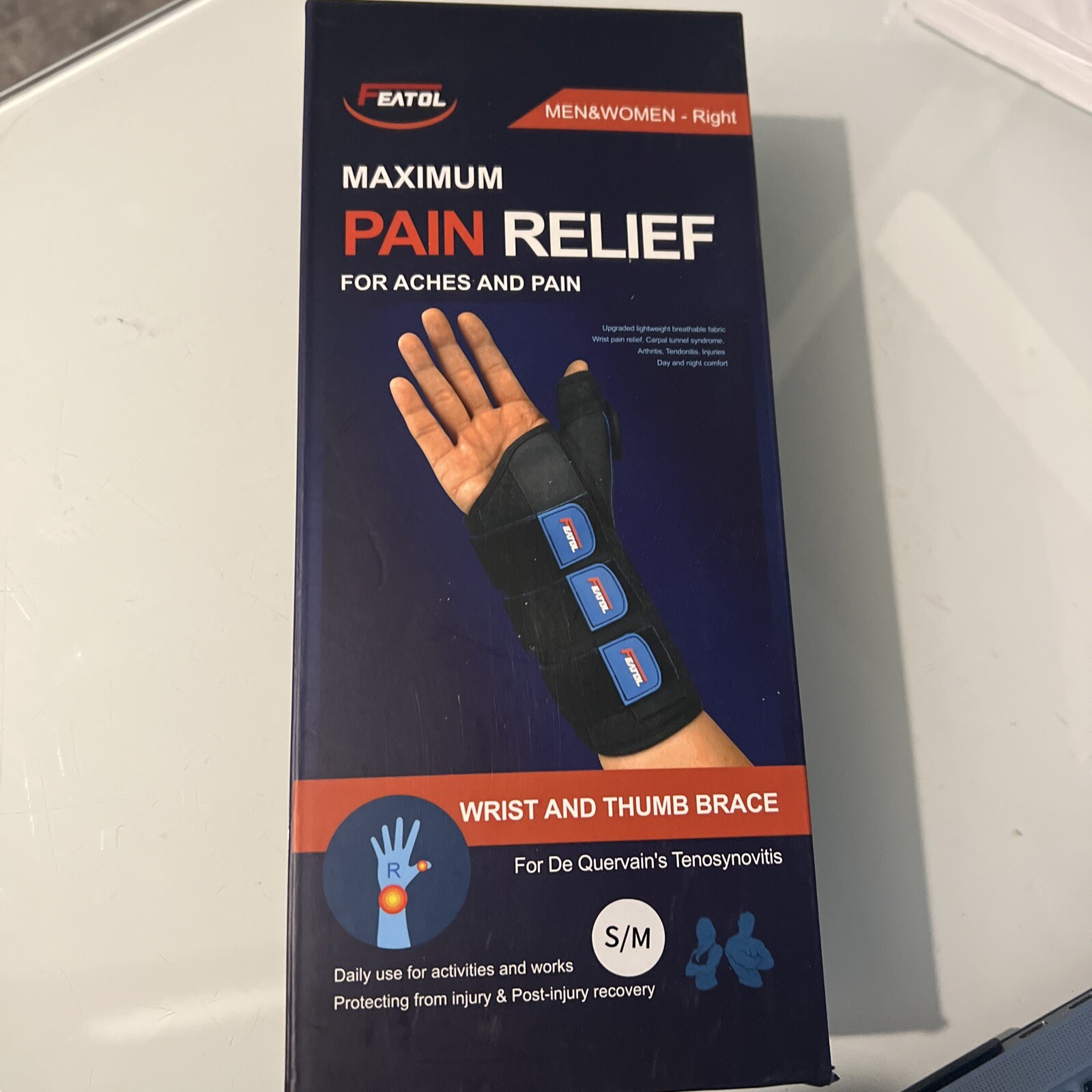Wrist Brace with Thumb Support Right Hand