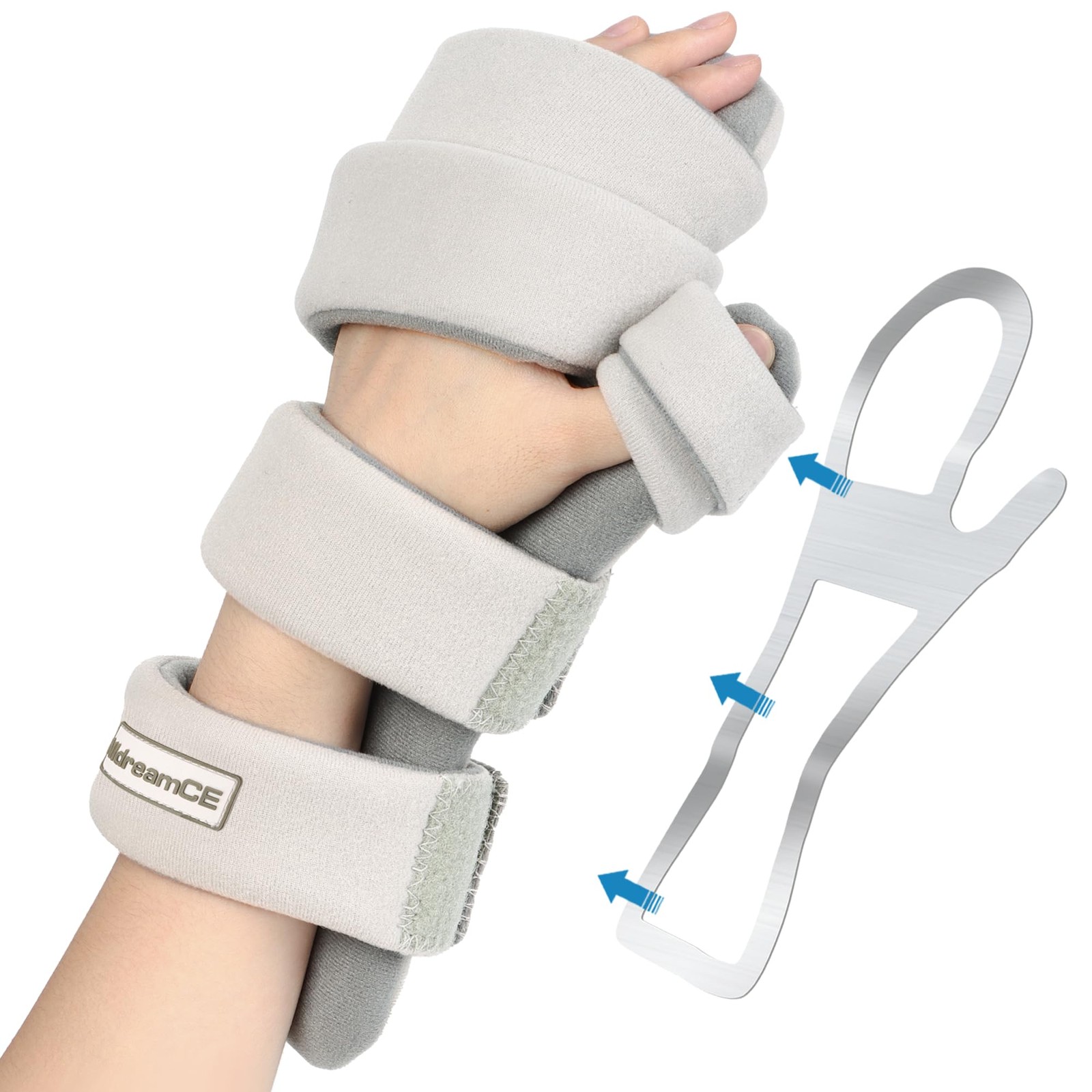 NIdreamCE Resting Hand Splints for Straightening Fingers,Carpal Tunnel Wrist