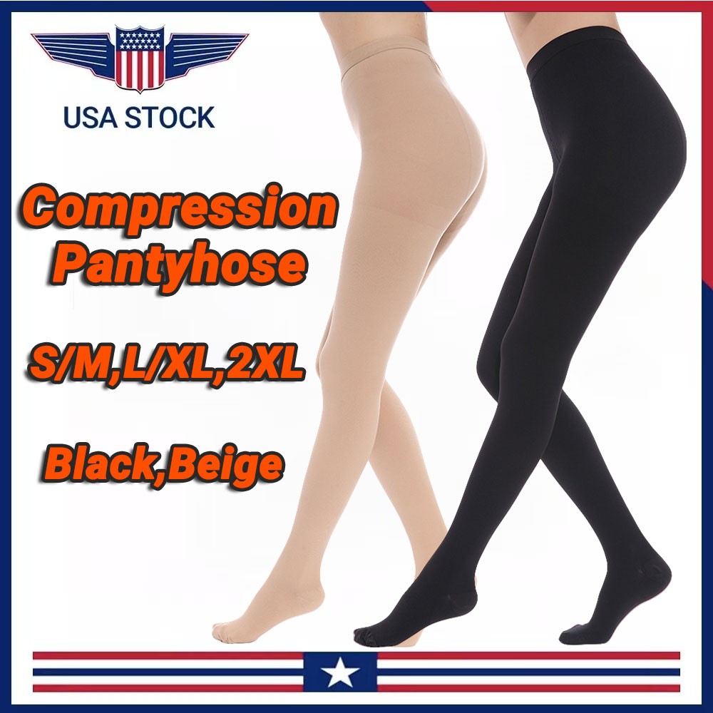 Compression Pantyhose Medical Stockings Varicose Women Men Circulation Grade-II