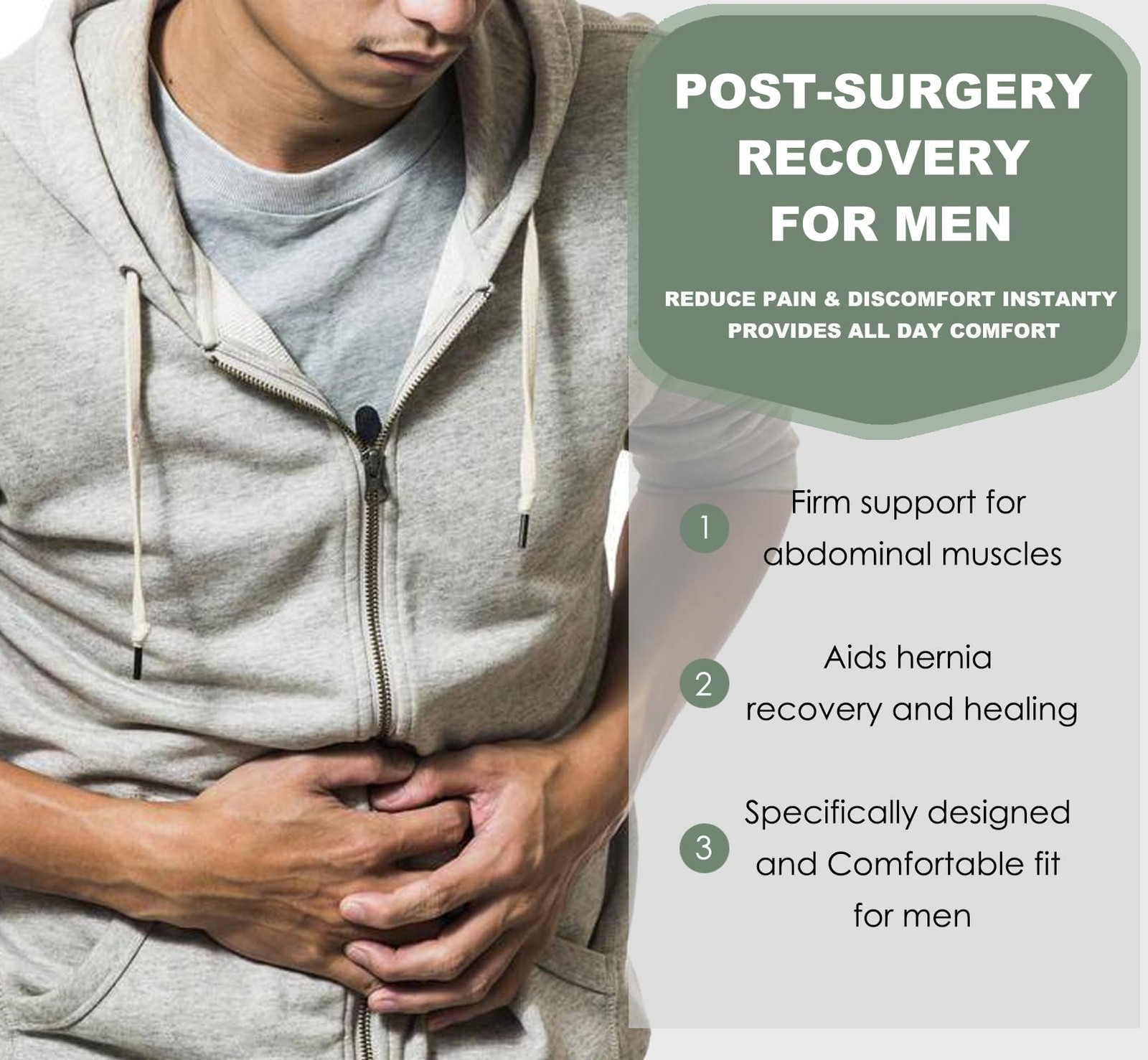 Abdominal Binder Post Surgery – Postpartum Belly Band Wrap | Post C Section B…