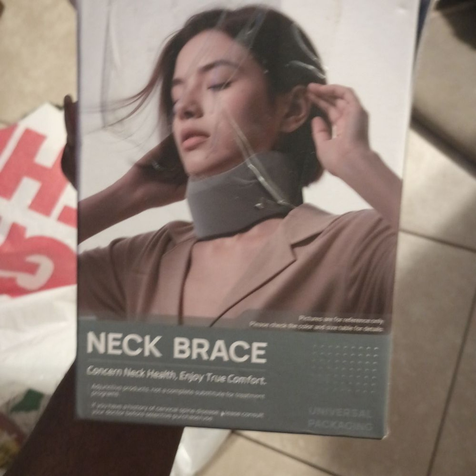 Neck Brace Cervical Support – Gray