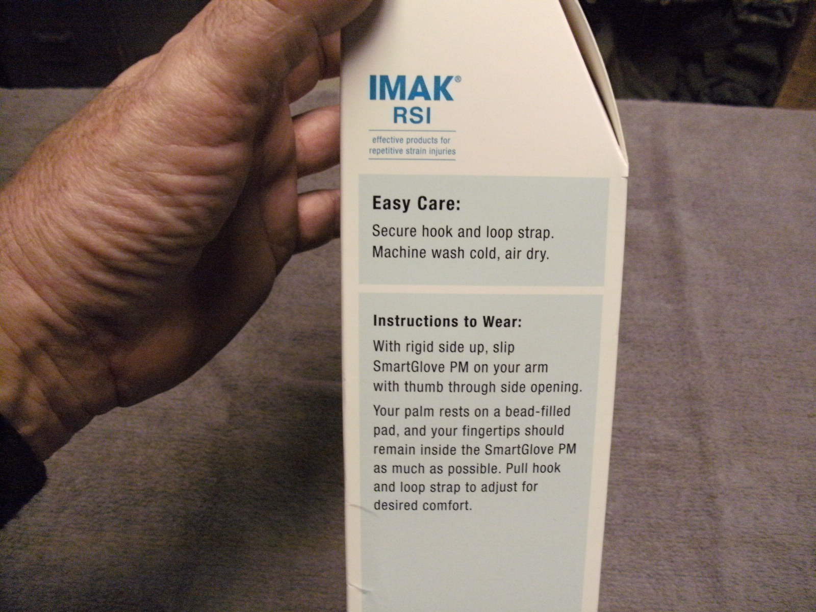 Imak A10111 SmartGlove PM, new unused cond in Box