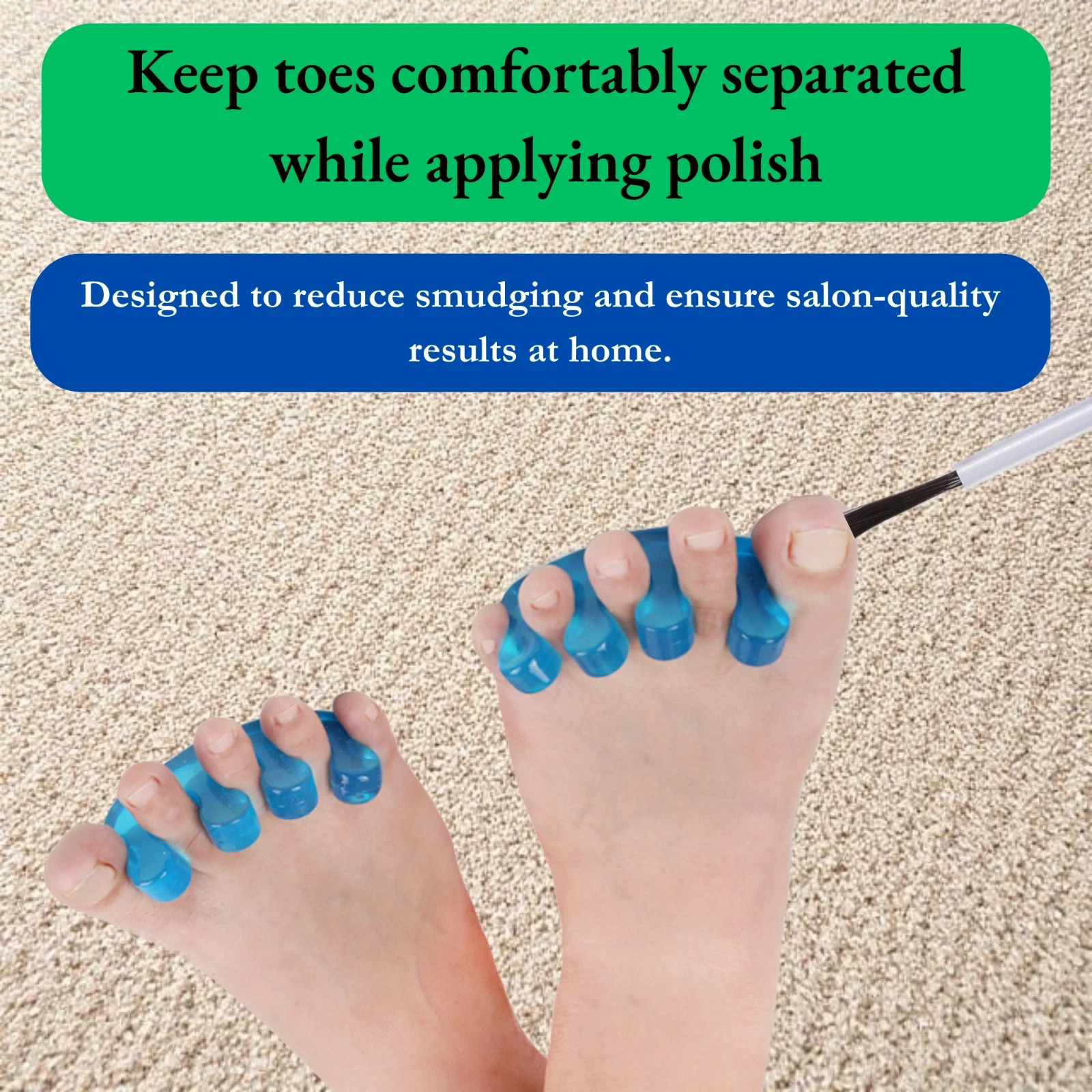 Toe Gel Separator Bunion Corrector Straightener Hammer Silicone Relief Spreader