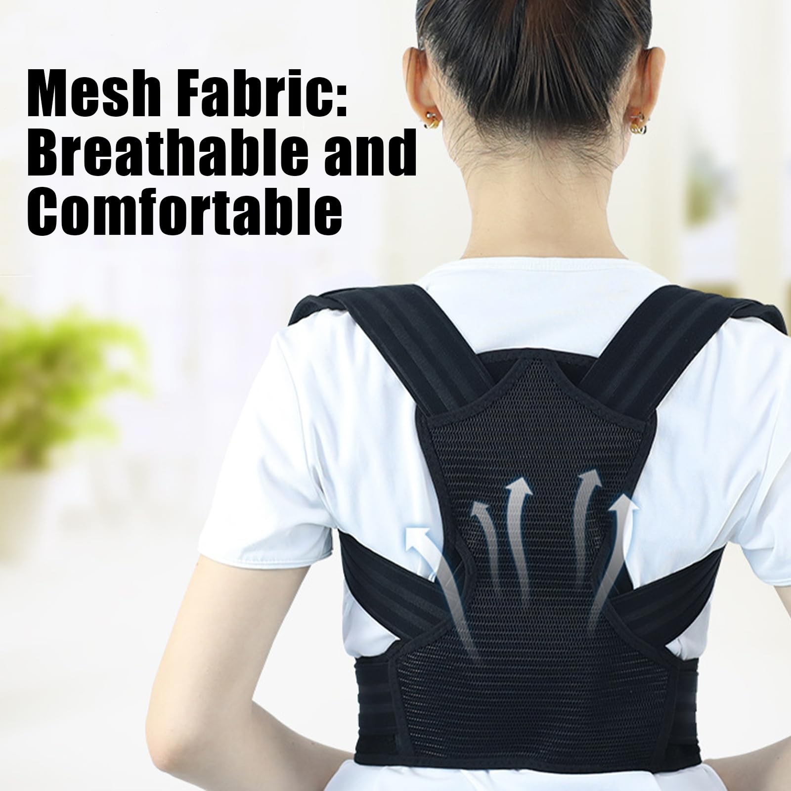 Posture Corrector for Kids Adjustable Back Straighter with Shoulder Small