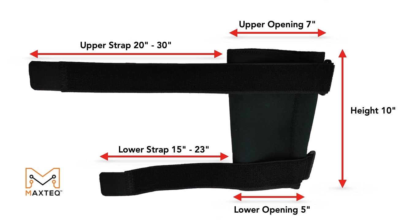 Comfortable Adjustable Black Orthopedic Brace Discreet Ankle Support Device