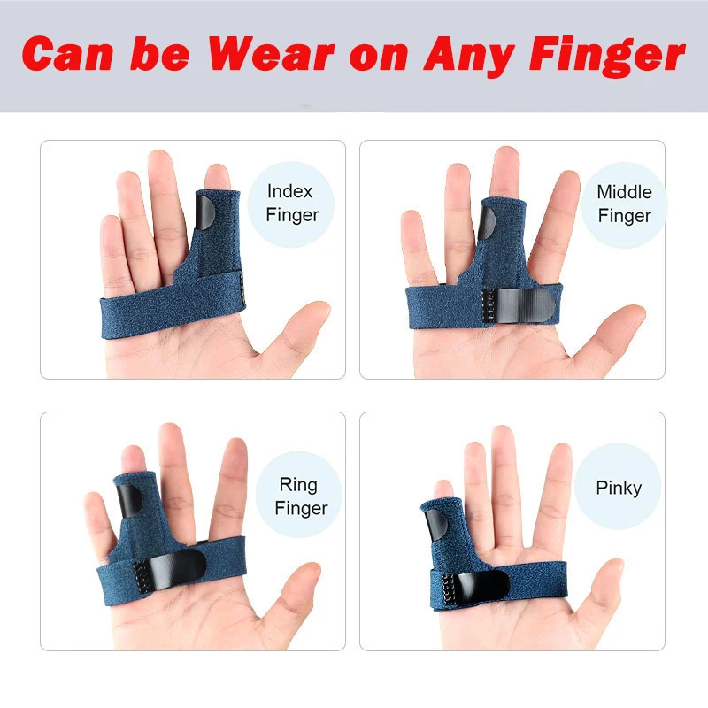 Trigger Finger Splint Finger Brace Orthotics for Index Middle Ring Pinky Mallet