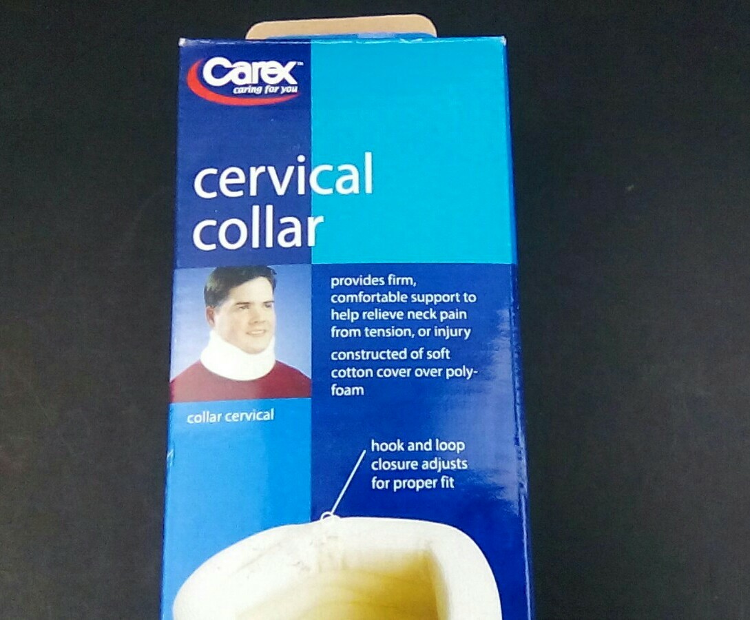 Carex Cervical Collar Neck Sprain Brace Firm Support P730-00