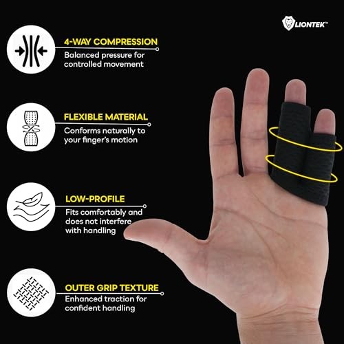 Pinky-Ring Flow Finger Sleeve V3 Pair — Joint Support & X-Small Pinky-ring
