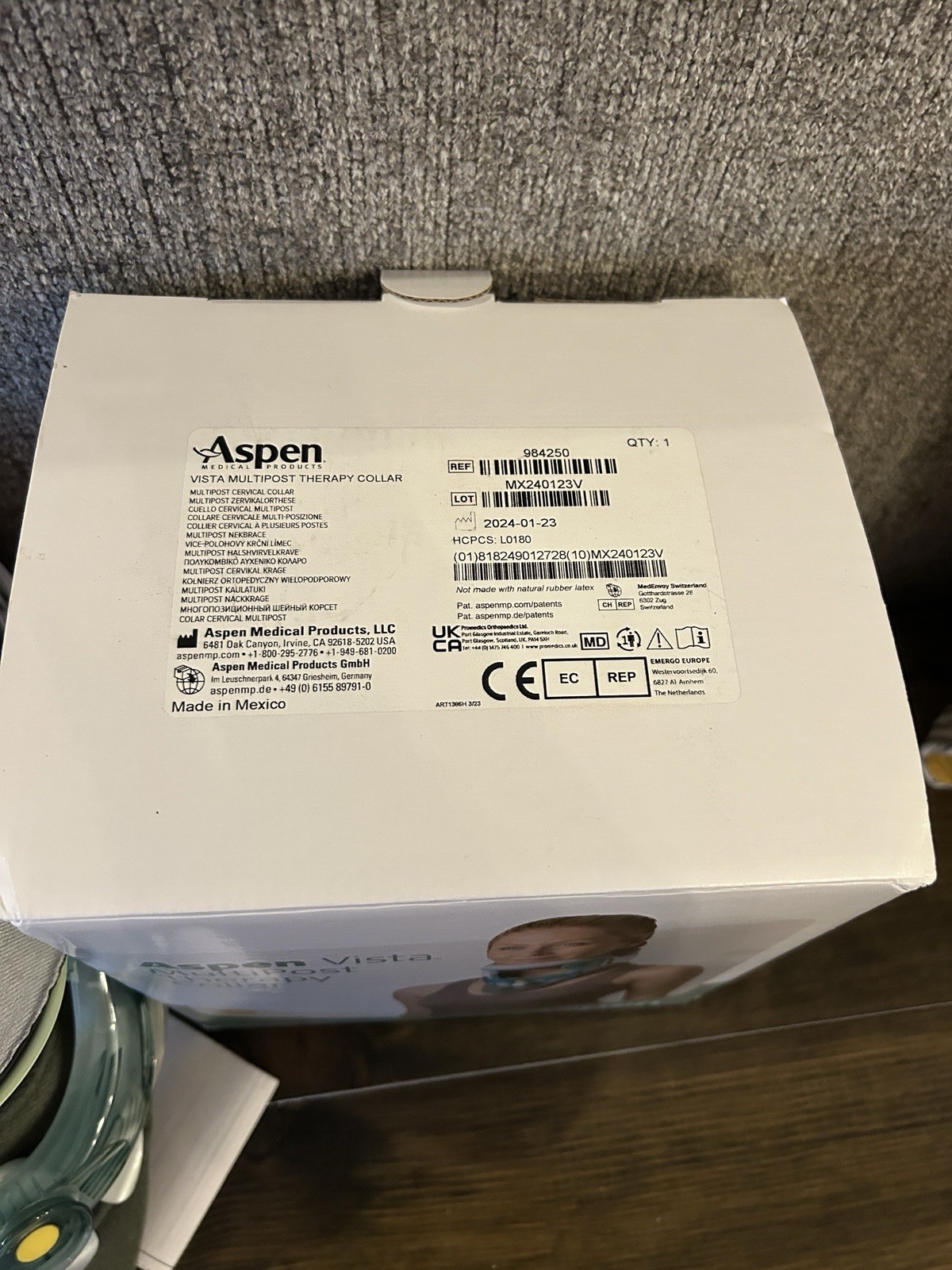 Aspen Vista Multipost Cervical Therapy Collar 984250 Complete Working Condition
