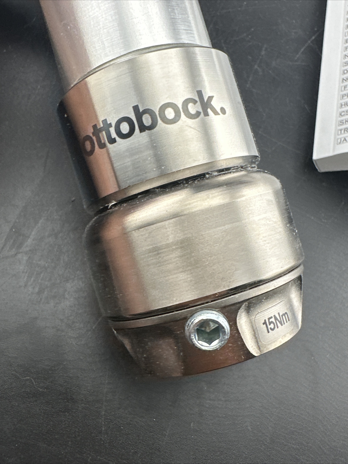 Ottobock Otto Bock Prosthetic 2R67 Pylon W/ torsion Adapter. 34mm. New Ht 30.5cm