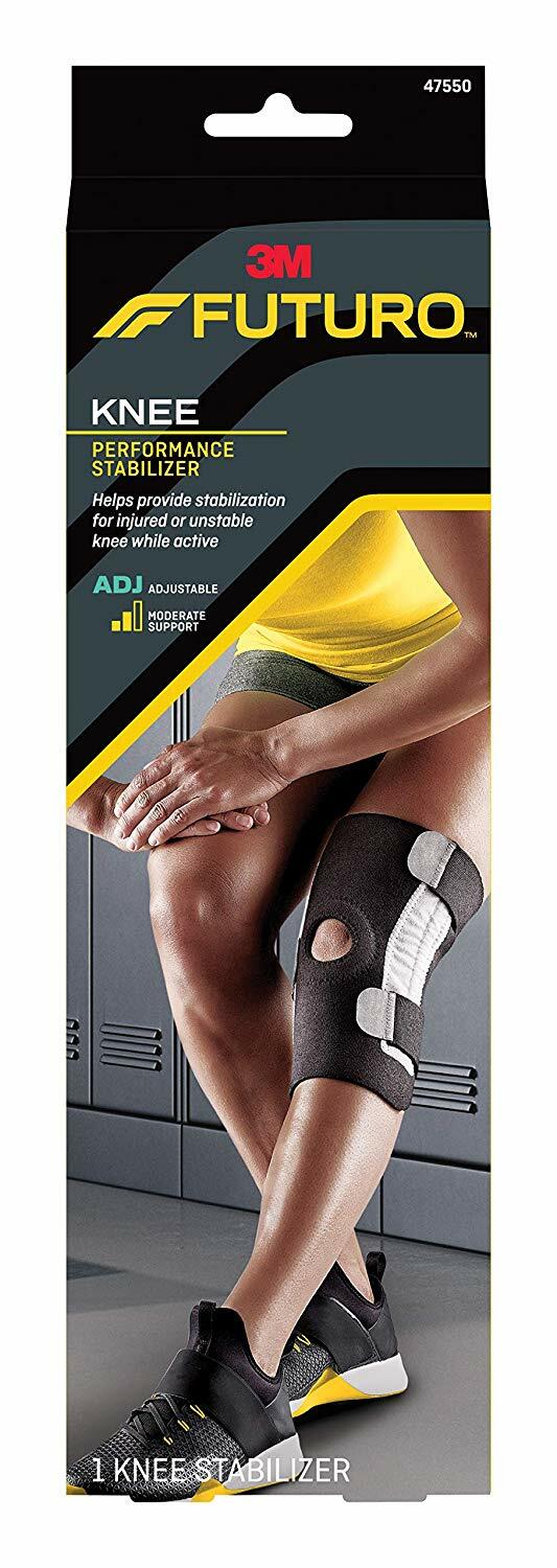 3M Futuro Sport Performance Knee Stabiliser Adjustable Moderate Compression NEW