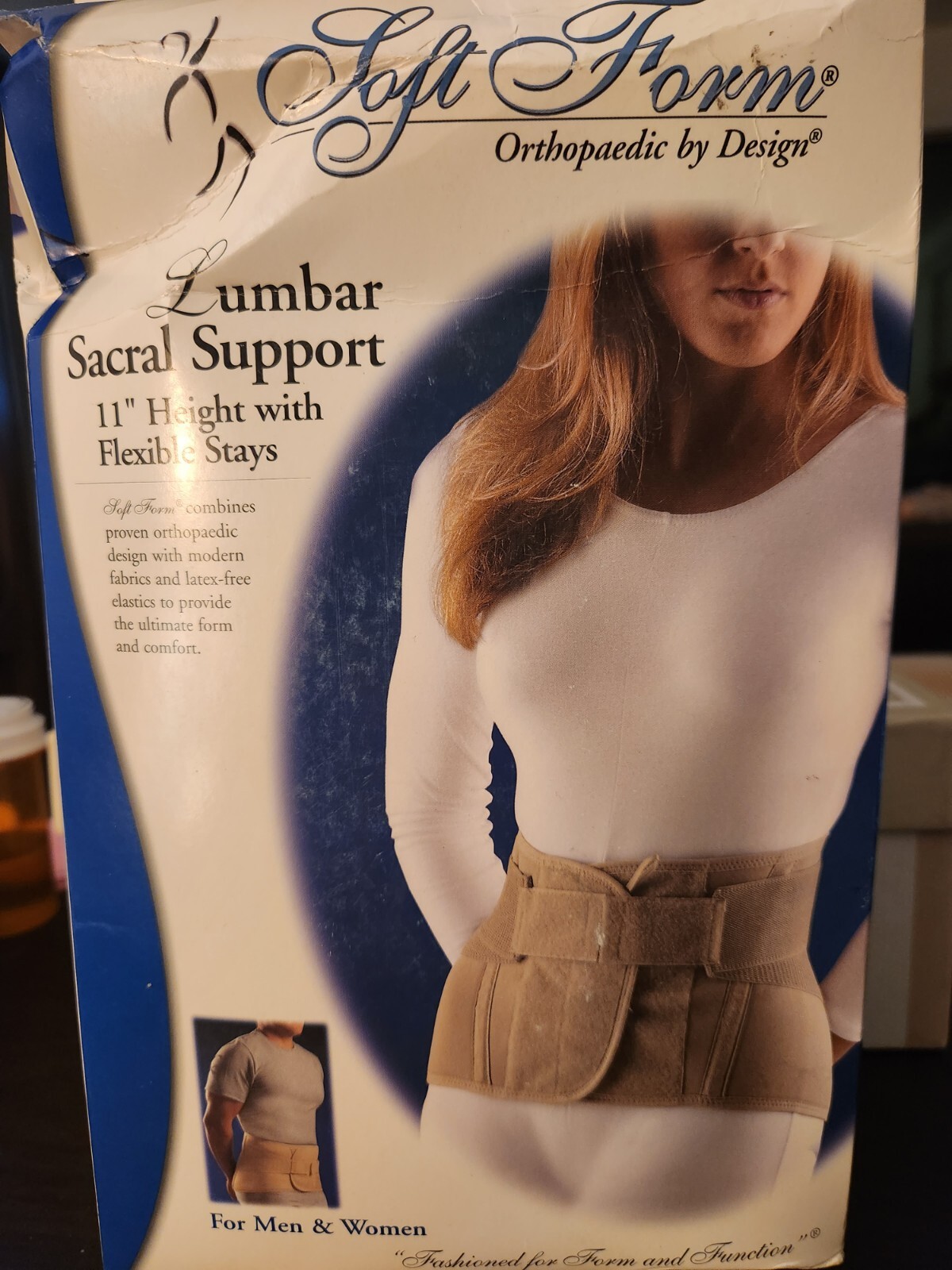 Lumbar Sacral Support With Abdominal Belt. Small