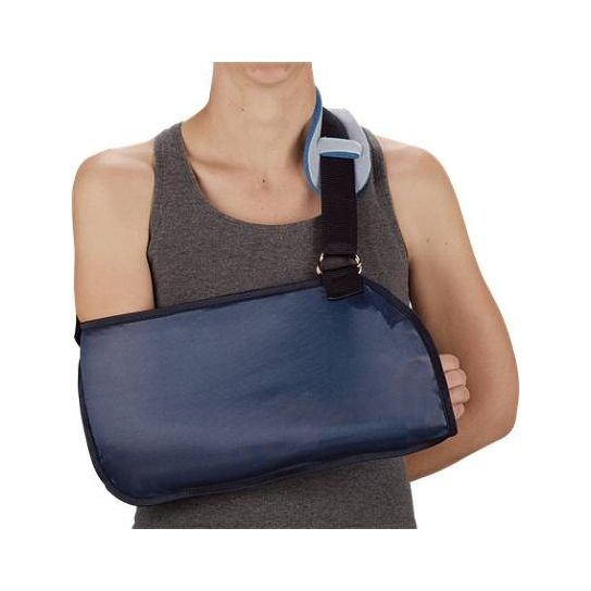 DeRoyal Deep Pocket Arm Sling w/ Foam Pad Large TX9902‑05 Breathable Sling