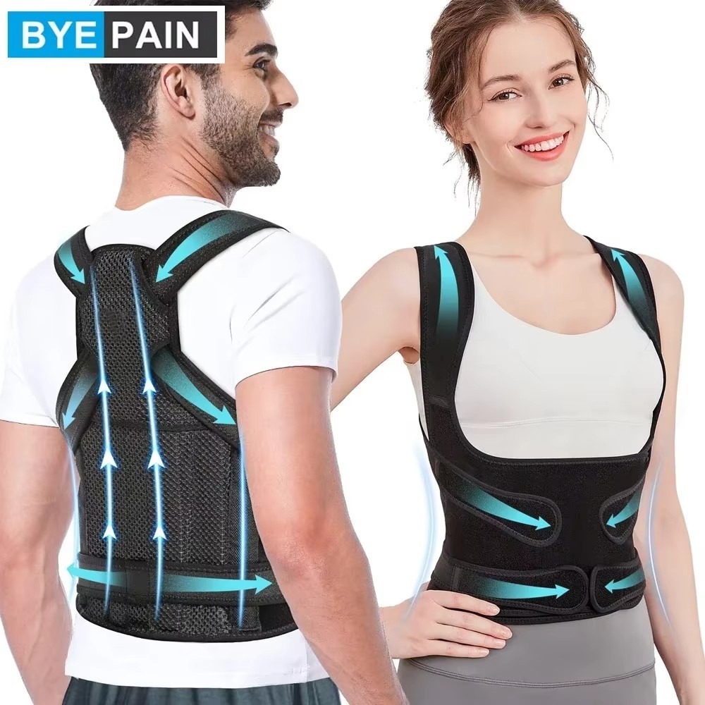 Back Brace Posture Corrector Women Men Shoulder Straightener Adjustable Support