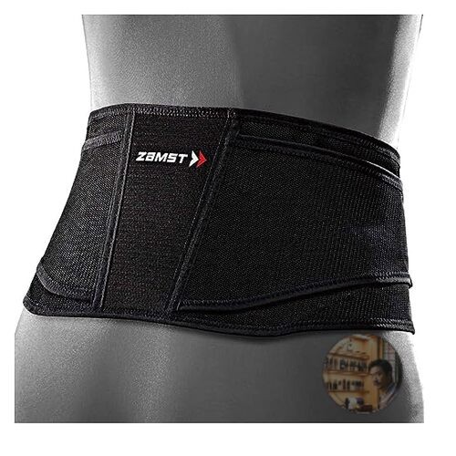 ZAMST ZW-4 Lumbar Support Belt Size S Breathable Mesh Sports Back Brace New