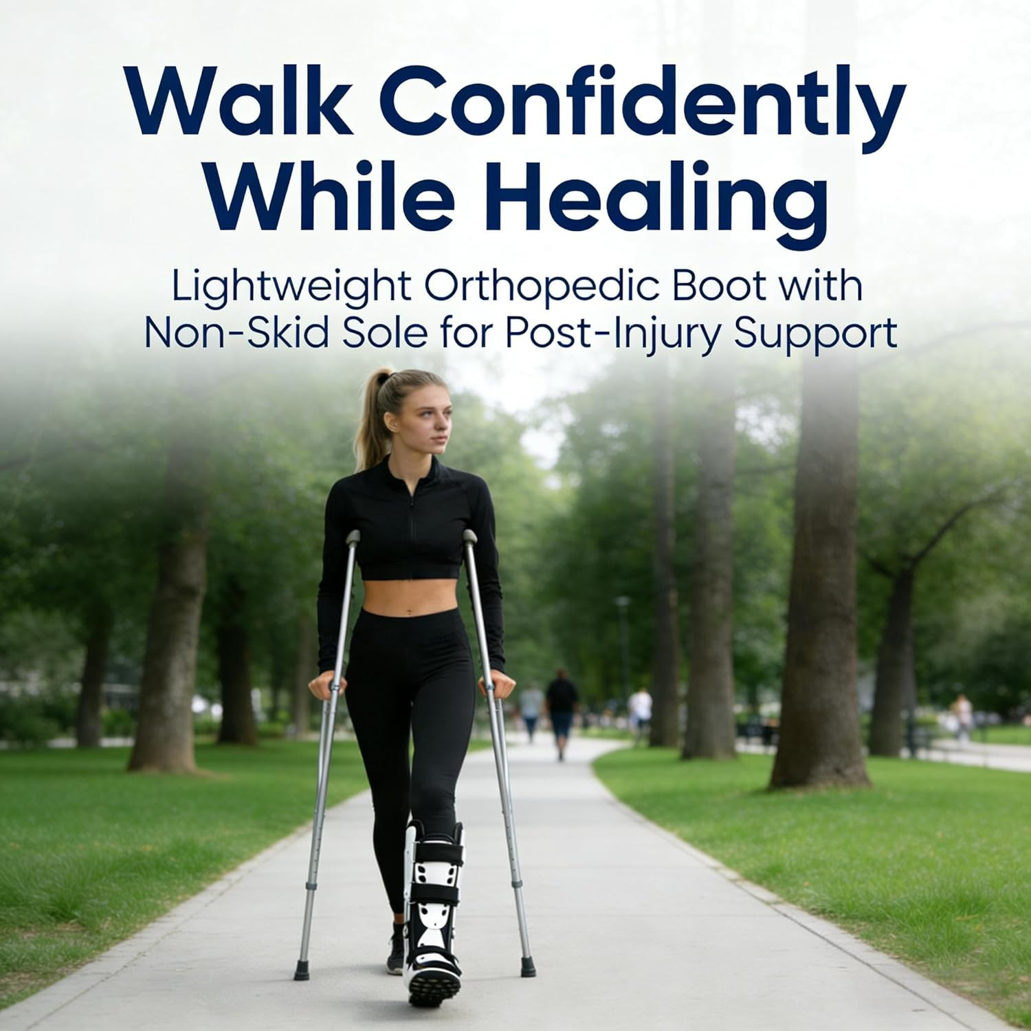 Walking Boot for Broken Foot – Medical Fracture Boot for Toe & Ankle Injuries…