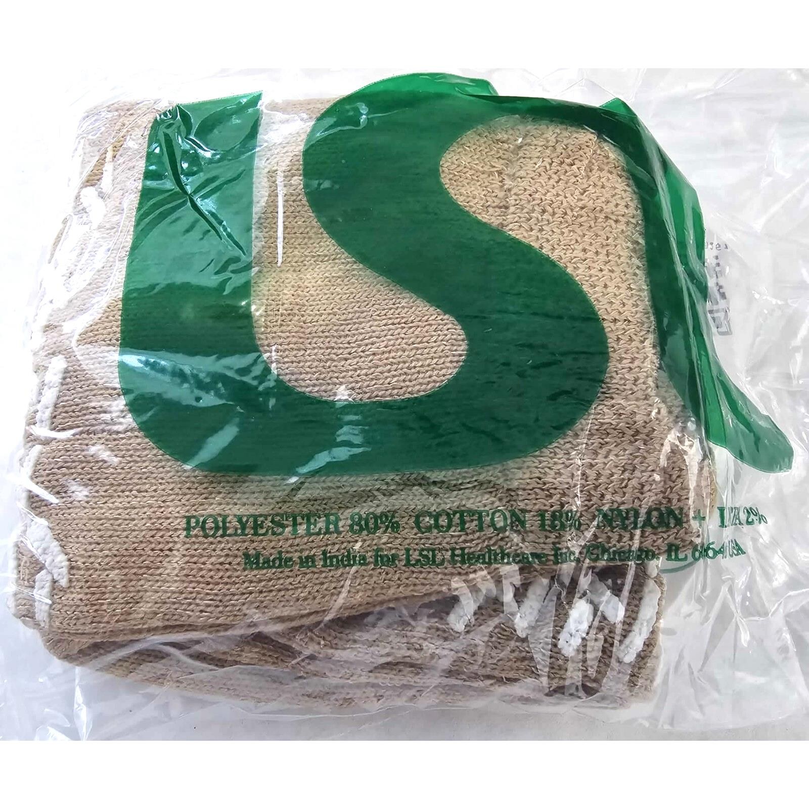 Non-Slip Hospital Socks E11218XL Beige Size XL LSL Healthcare 6 Units