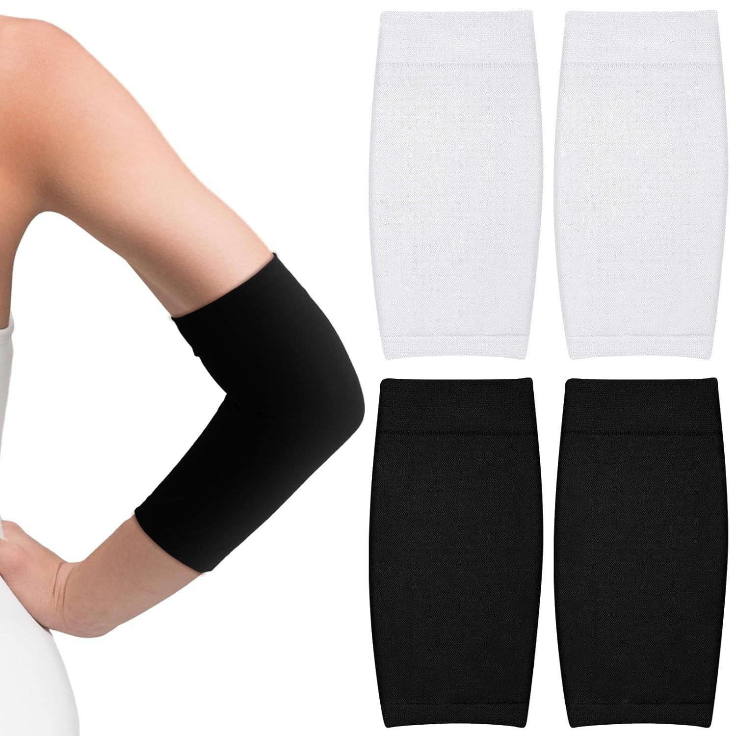 2 Pairs Tattoo Cover up Sleeve Forearm Arm Sleeves for Women Men Compression …