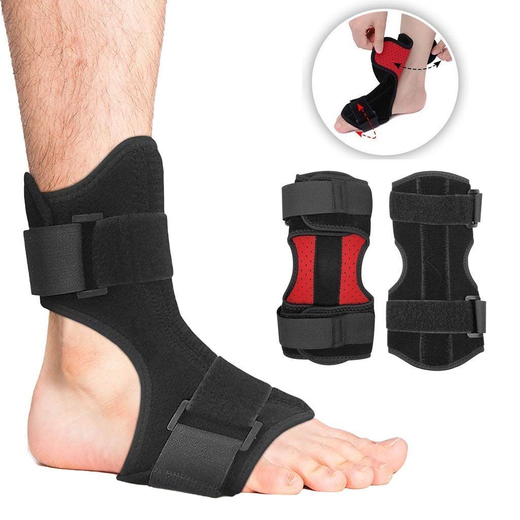 US Plantar Fasciitis Night Splint Adjustable Foot Brace Drop Support Pain Relief
