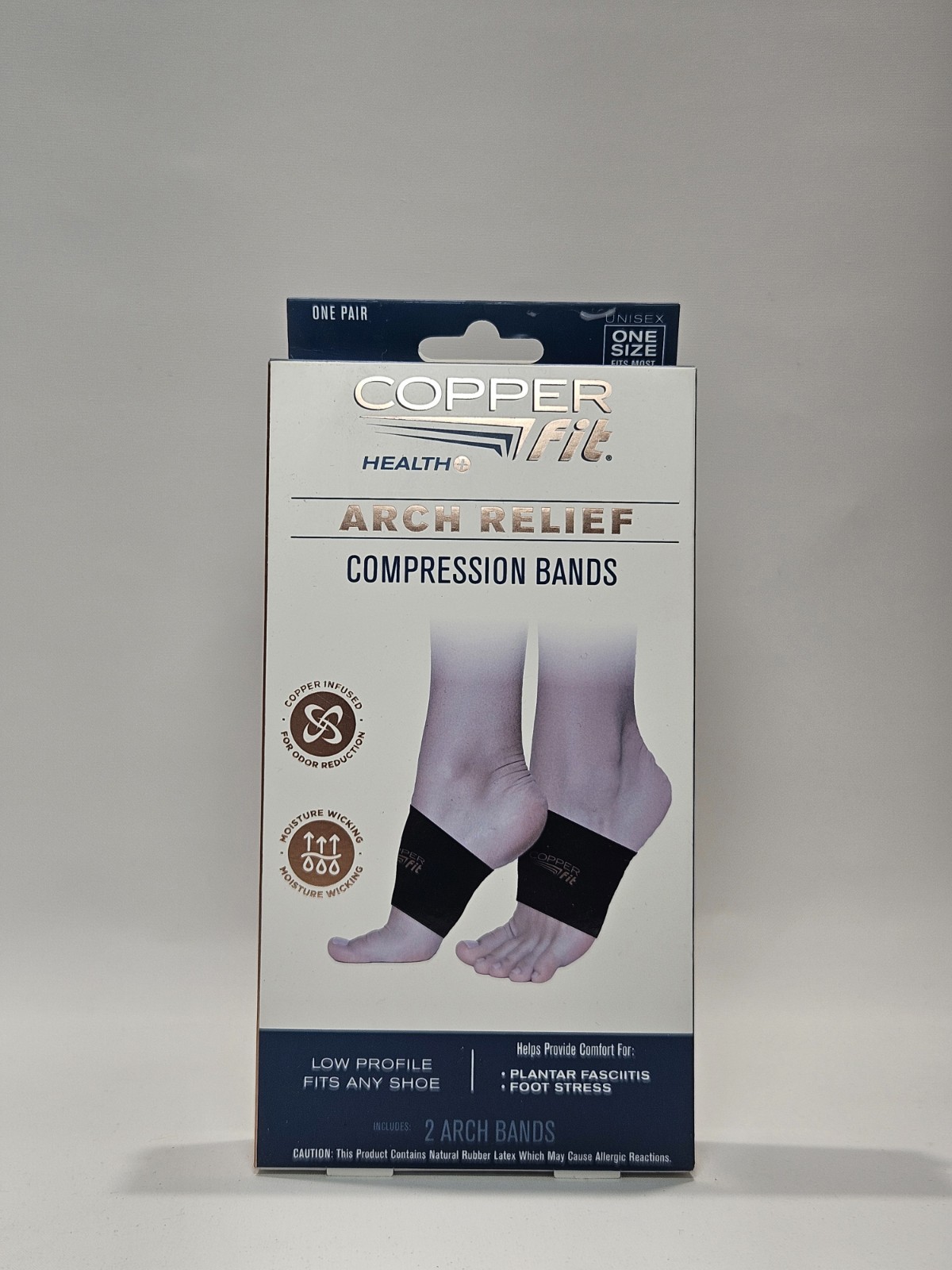 Copper Fit Arch Relief Compression Bands One Size Fits Most