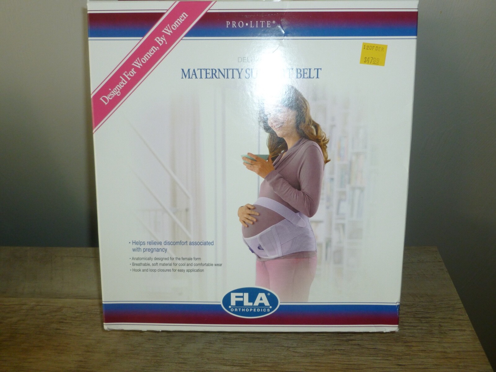 FLA Orthopedics Pro Lite Deluxe Maturnity Support Belt, Small, Lavender F/S!